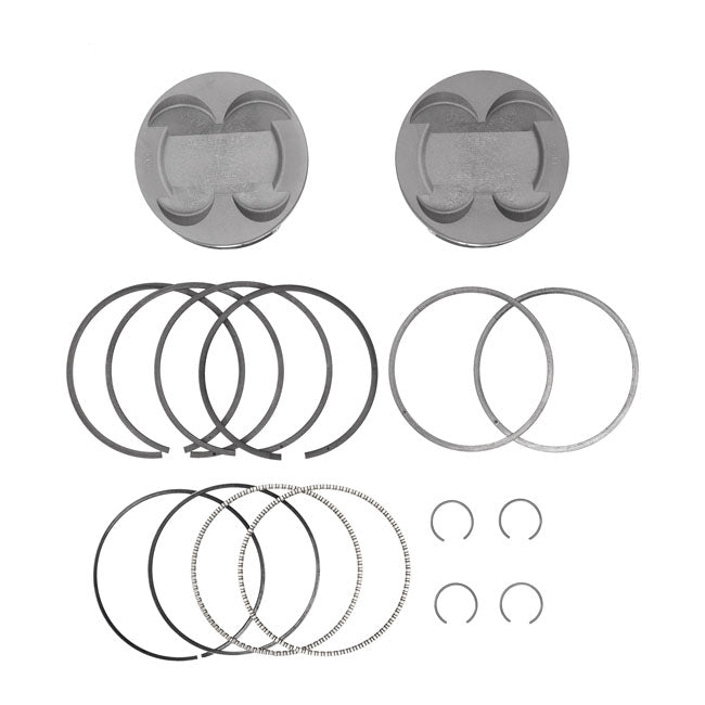 KB, M8 114"/117" to 128" big bore conv. piston kit. +.005"