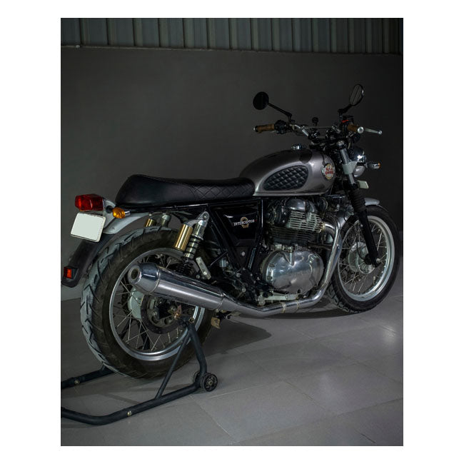 Trip Machine, Diamond leather gas tank pad set. Black