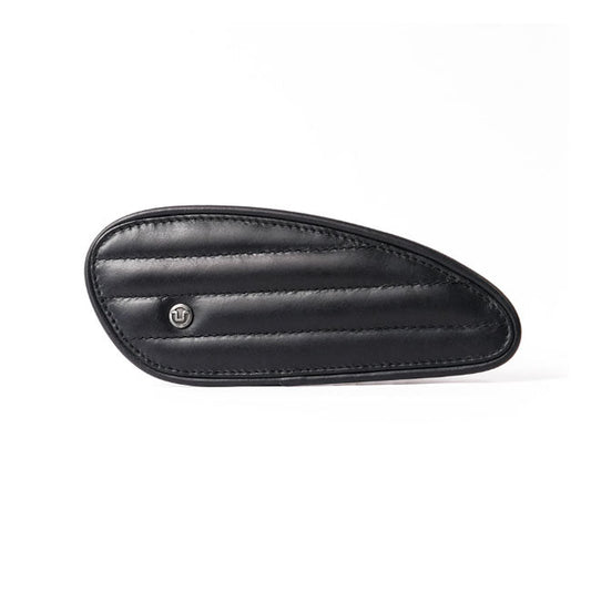 Trip Machine, Mini Classic leather tank pads. Black