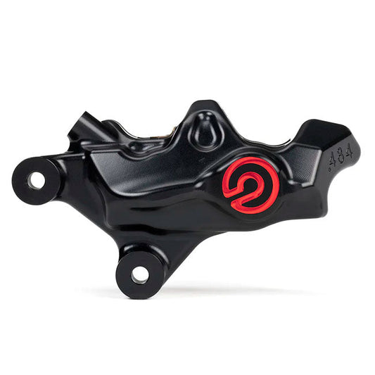 Brembo, 484 custom bolt-on caliper. Left front. Black