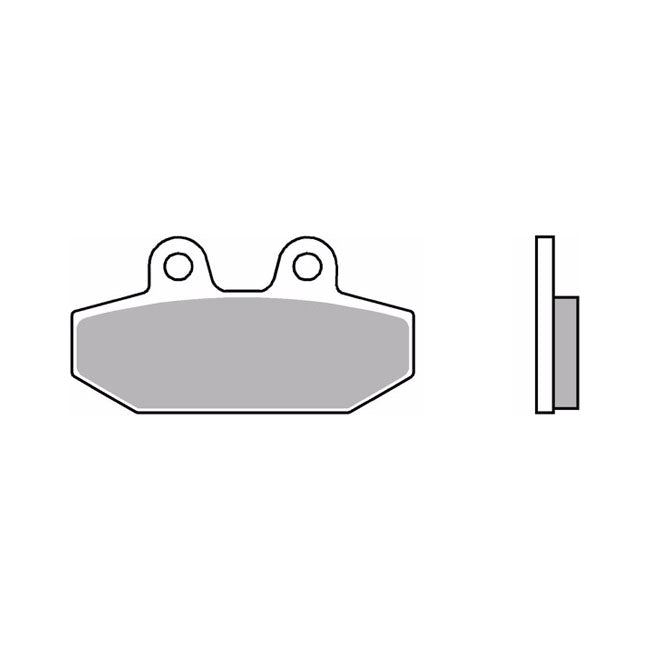 Brembo, brake pad set Sintered Rear