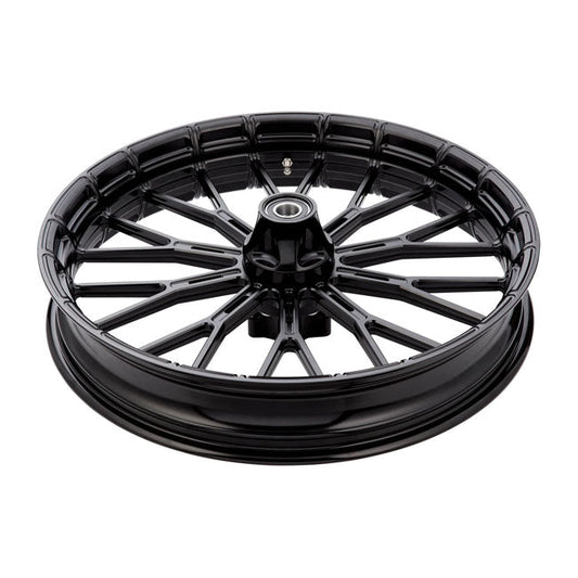 Arlen Ness, rim Y-Spoke 3.5 x 21. Front. Black