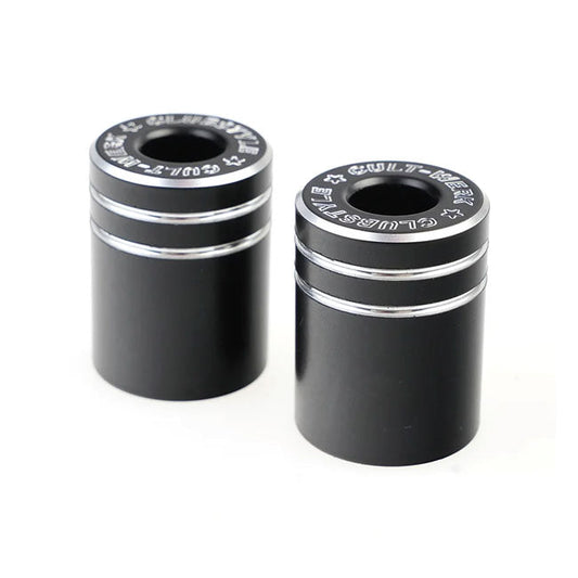 Cult-Werk, V2 end caps for ''Clubstyle'' crash bar. Black