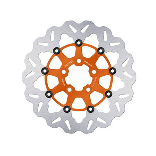 Galfer brake rotor Wave Floating, Orange, 292x5mm
