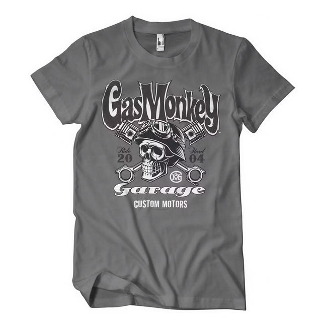 GMG Custom motors skull t-shirt