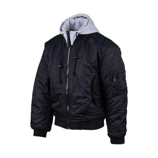 MA-1 Bomber hooded flight jacket
