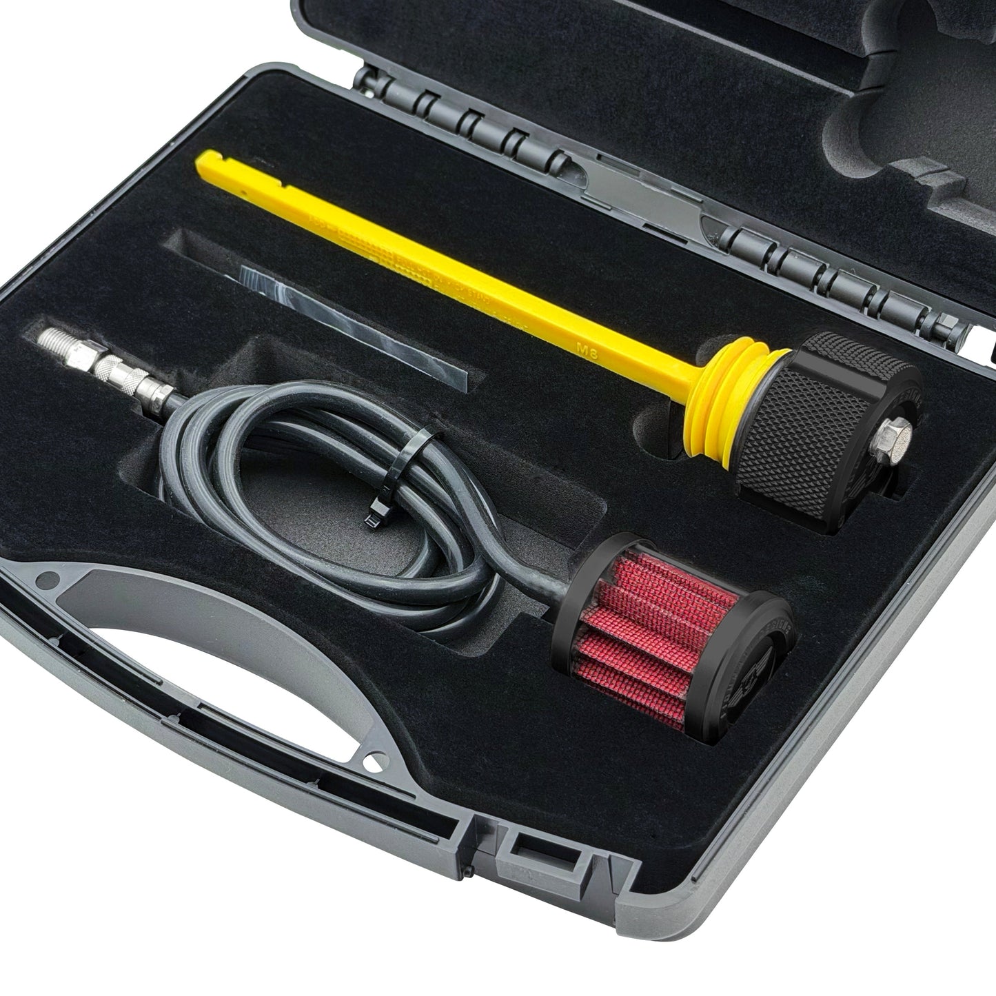 Performance Vented Dipstick for Harley-Davidson Touring M8 (2017-2026) - Knurled Black - image 5