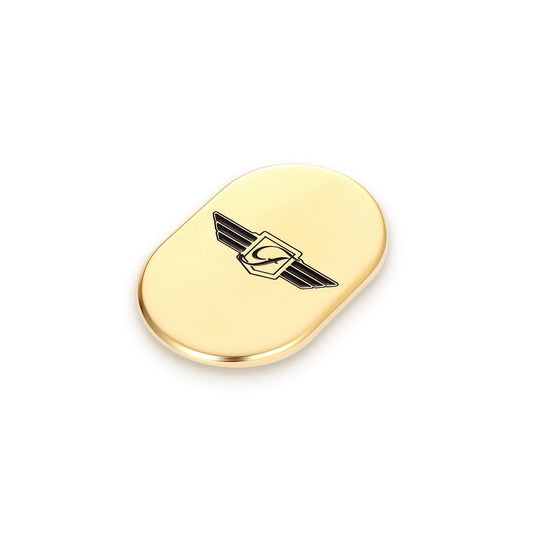 Harley-Davidson Gold FD Logo Blk. Antenna Cover - Right - image 2