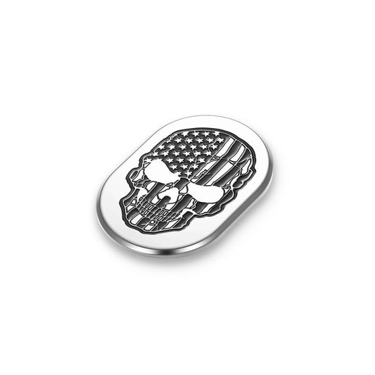 Harley-Davidson Stainless-Steel Black American Skull Antenna Cover - Right - image 2