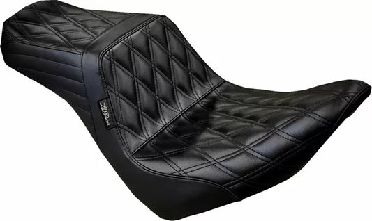 Le Pera Tailwhip Seat with Diamond Stitch for Softail