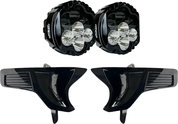 Custom Dynamics Shark Demon LED Twin Headlight Kit for New Gen Road Glide