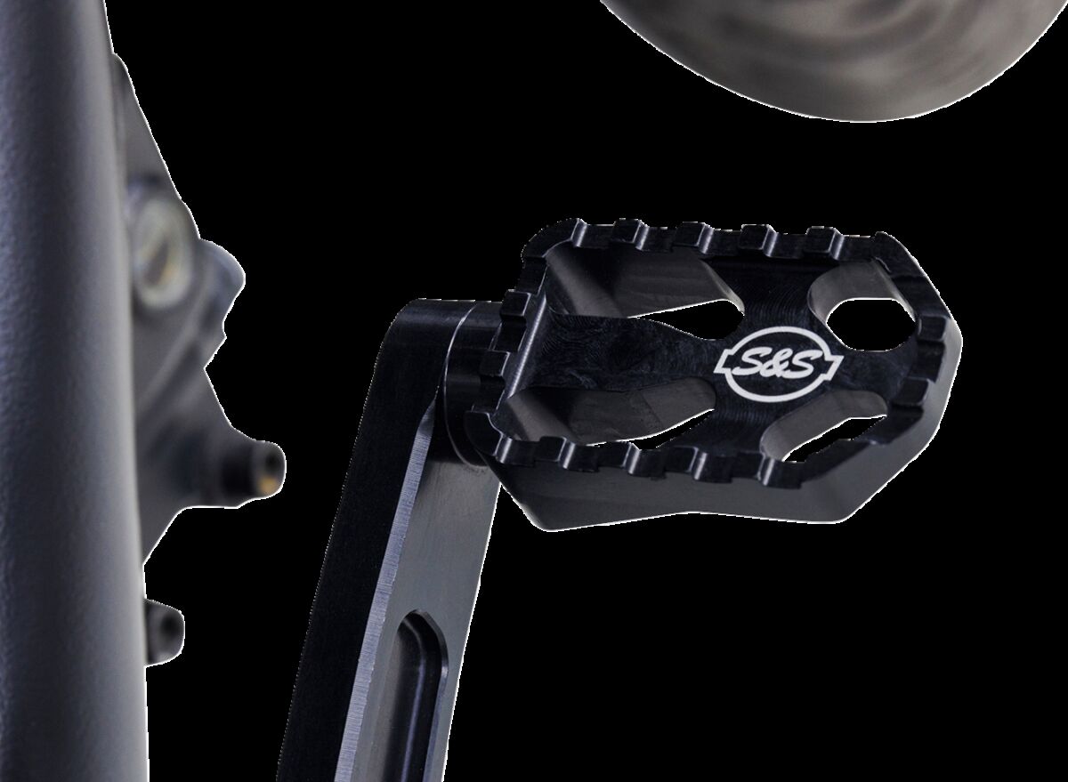 Brake Pedal mid-mount Black M8