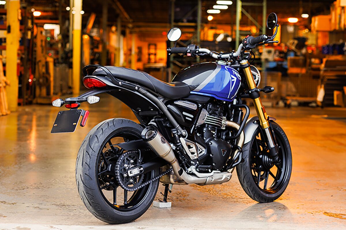 SO MUFFLER TRIUMPH SPEED/SCRAM
