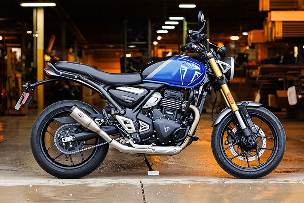 SO MUFFLER TRIUMPH SPEED/SCRAM