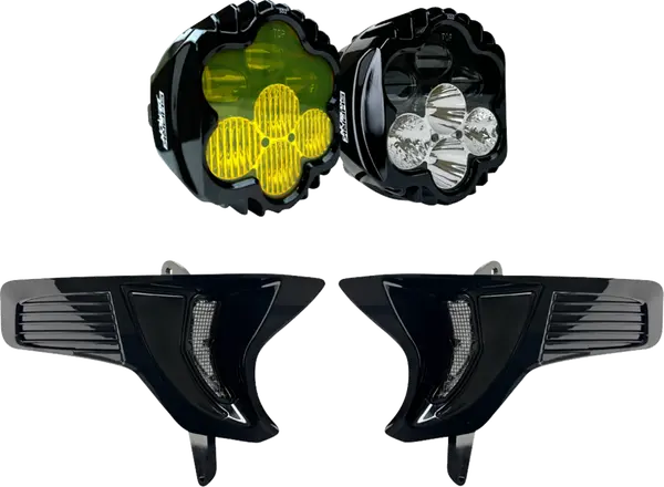 Custom Dynamics Shark Demon LED Twin Headlight Kit for New Gen Road Glide