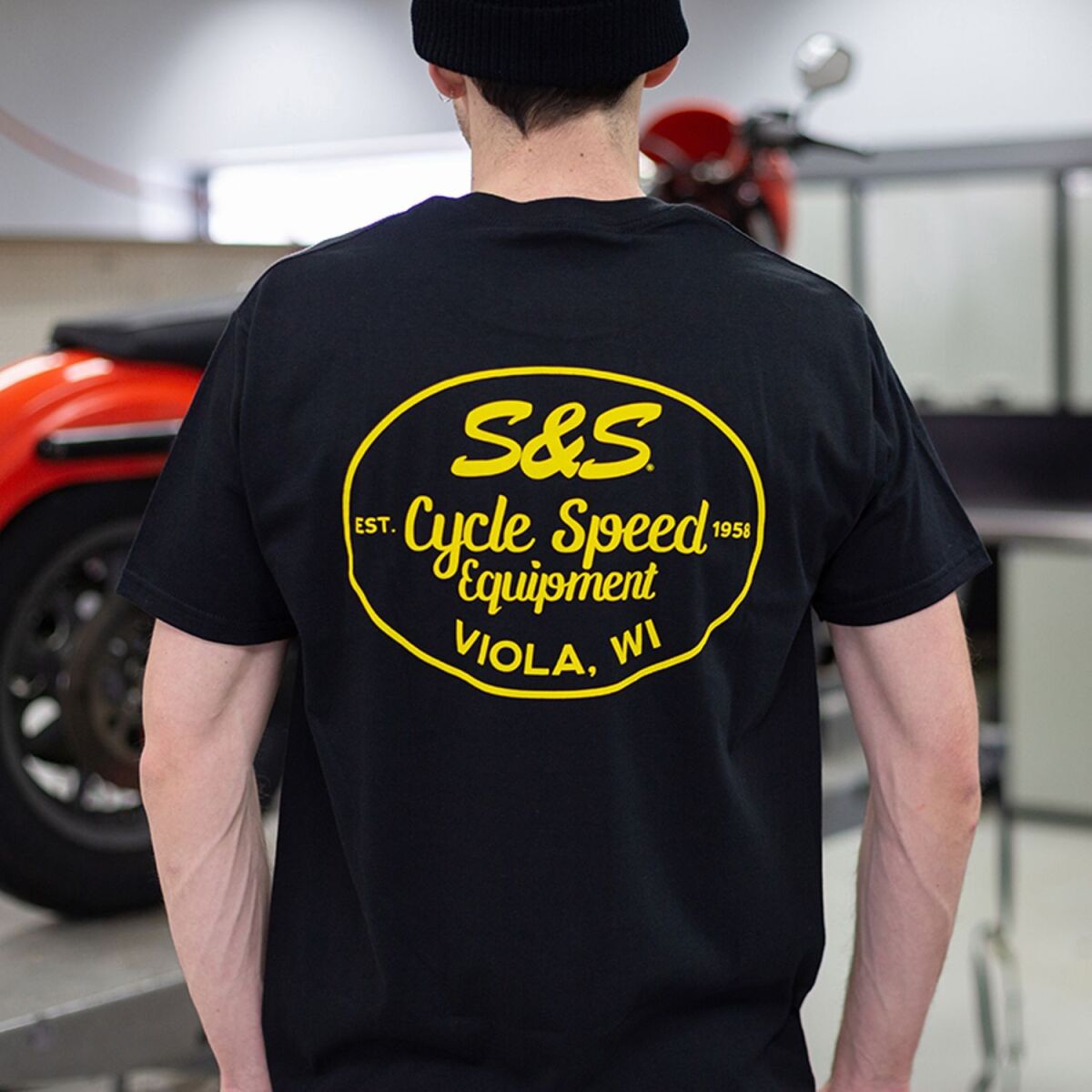 TEE SHIRT S&S BLACK S