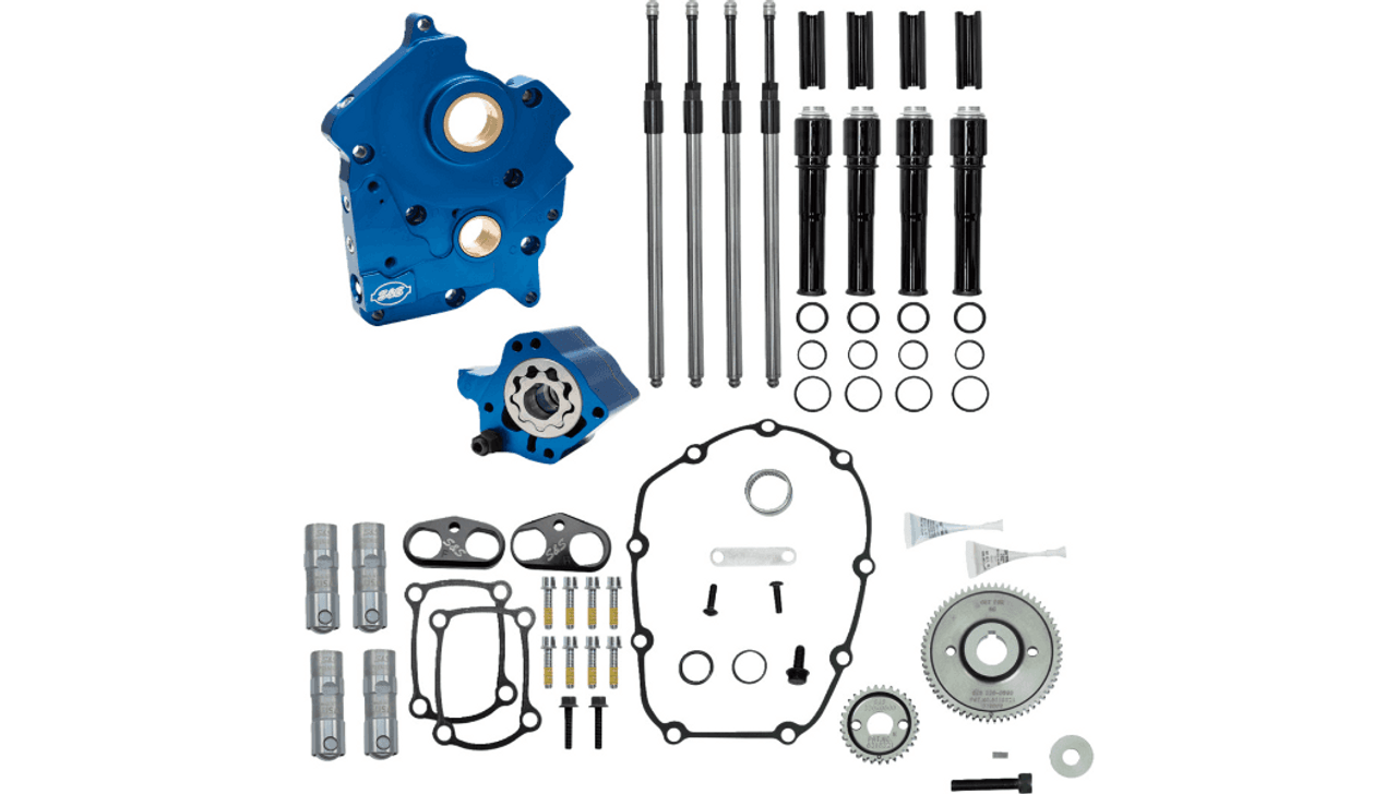 Kit de coffre à cames sans cames pour transmission par chaîne M8 