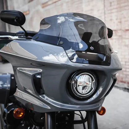 Klock Werks Flare Windshield Dark Smoke -  Low Rider ST (6", 8", 10")