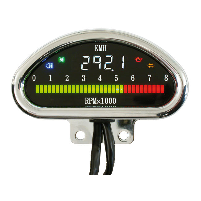 Electronic cnc aluminum speedometer (kmh)
