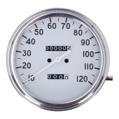 FL speedometer, ''36-40 face'', white. 1:1 mph
