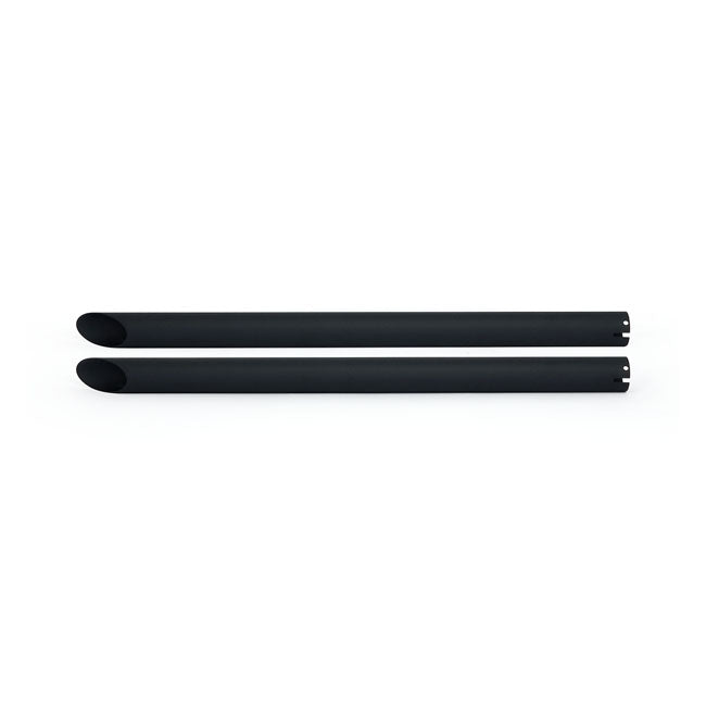 Universal head pipe extension set 30" long black