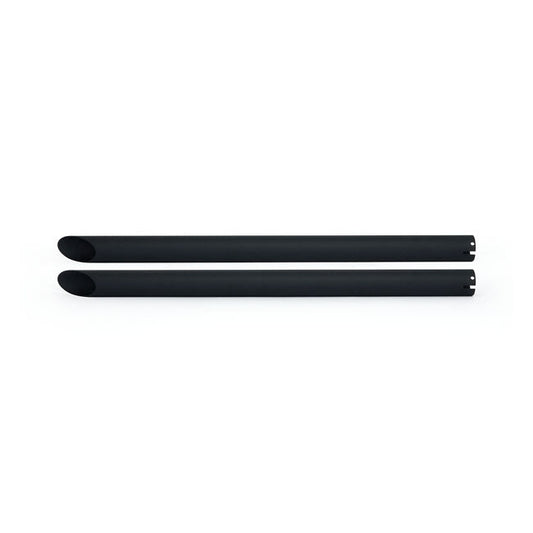 Universal head pipe extension set 30" long black