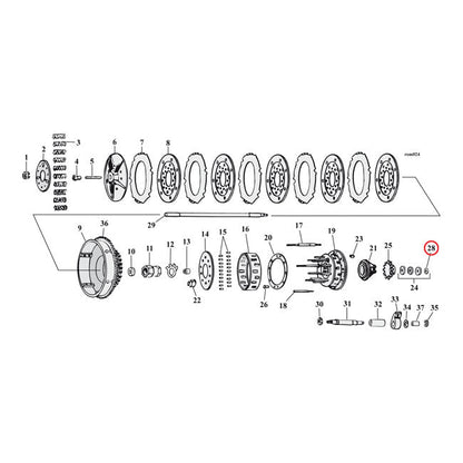 Retaining ring, throwout bearing