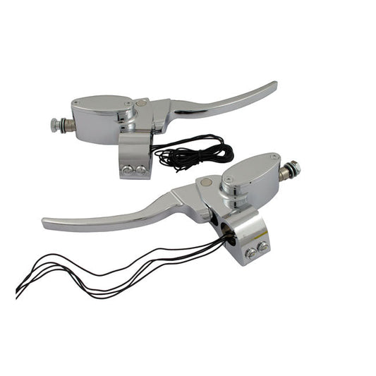 Custom handlebar control kit hydr. Clutch. Chrome