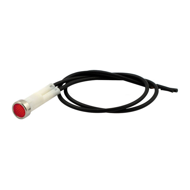 3/8 indicator light Red, no symbol