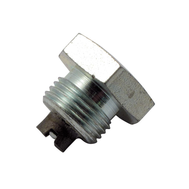 Primary oil drain plug magnetic