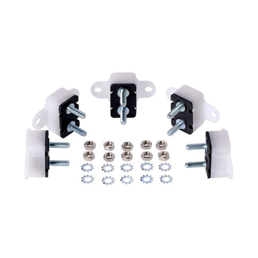 Circuit breaker, automatic. Dual mount, plastic. 30A