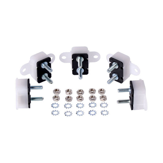 Circuit breaker, automatic. Dual mount, plastic. 40A