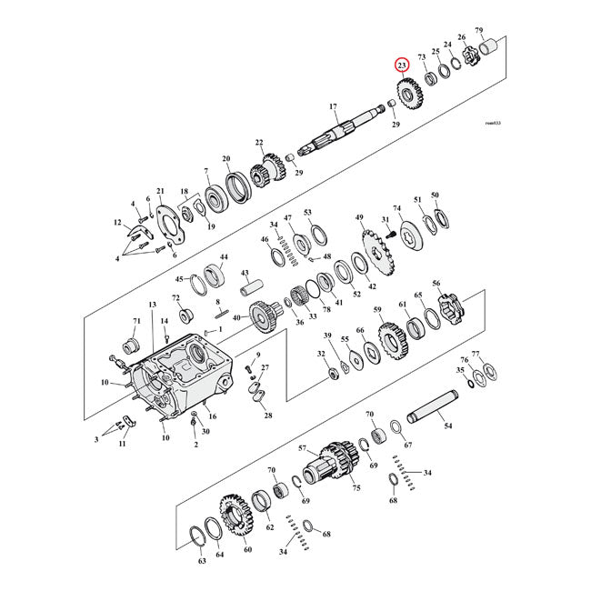 Andrews close ratio 3rd gear set