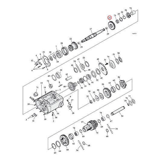 Andrews close ratio 3rd gear set