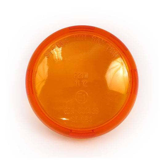 Turn signal lens bullet amber