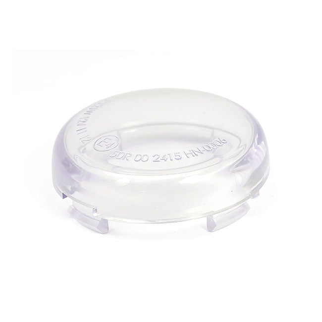 Turn signal lens bullet clear