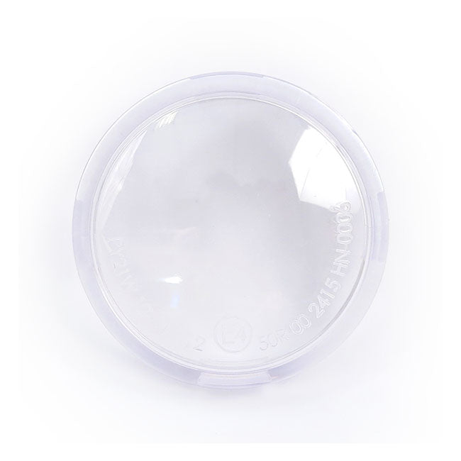 Turn signal lens bullet clear
