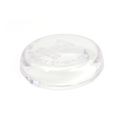 Turn signal lens bullet clear