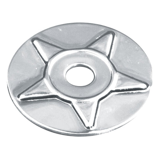 Star washers, chrome plated