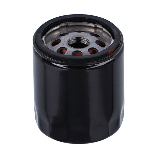 S&S, spin-on oil filter. Black