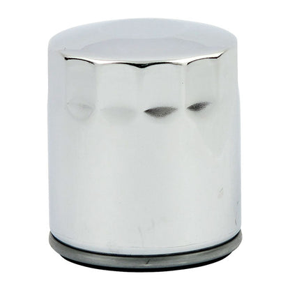 MCS, spin-on oil filter. Magnetic, chrome