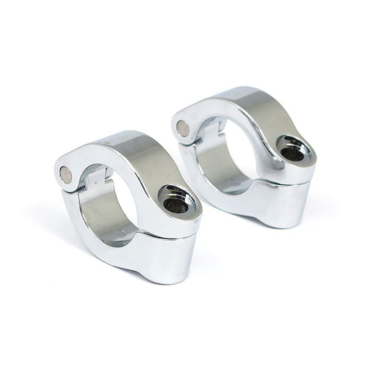 Engine guard clamp set, for spotlamps short