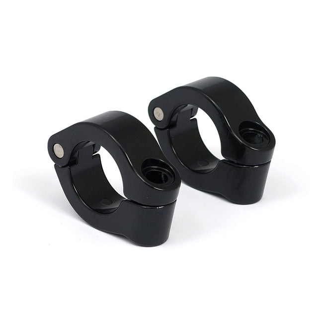 Engine guard clamp set, for spotlamps short