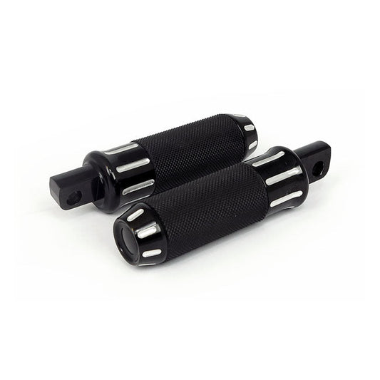 Cobra footpegs. contrast machined