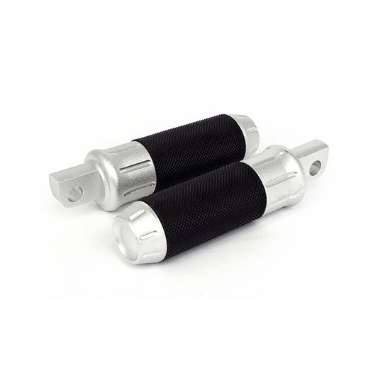 Cobra footpegs. shot peened chrome