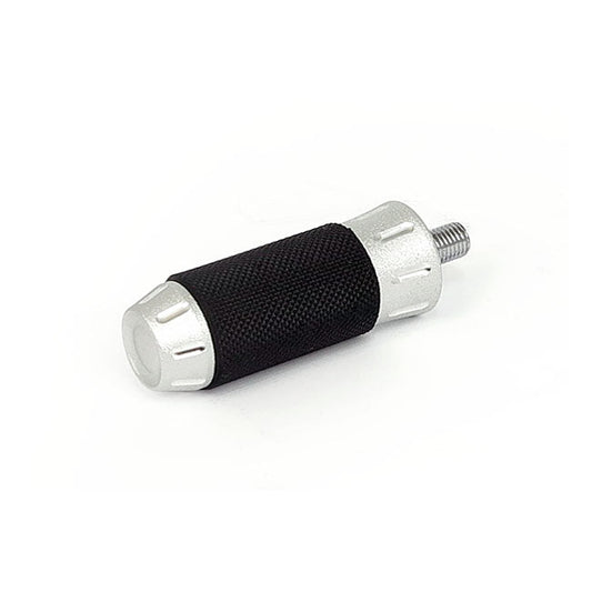 Cobra shift/brake peg. shot peened chrome