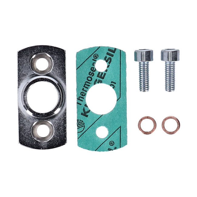 Pingel, 22mm petcock adapter plate. 34mm wide