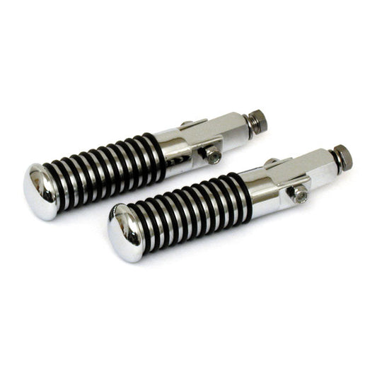 Sundance O-ring foot pegs. universal 1/2-20 mount. Chrome