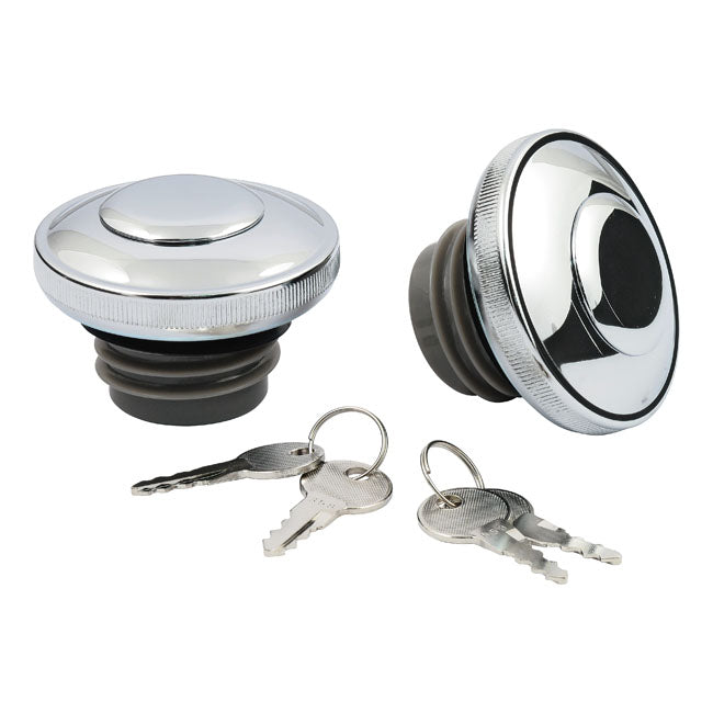 Gas cap set with lock