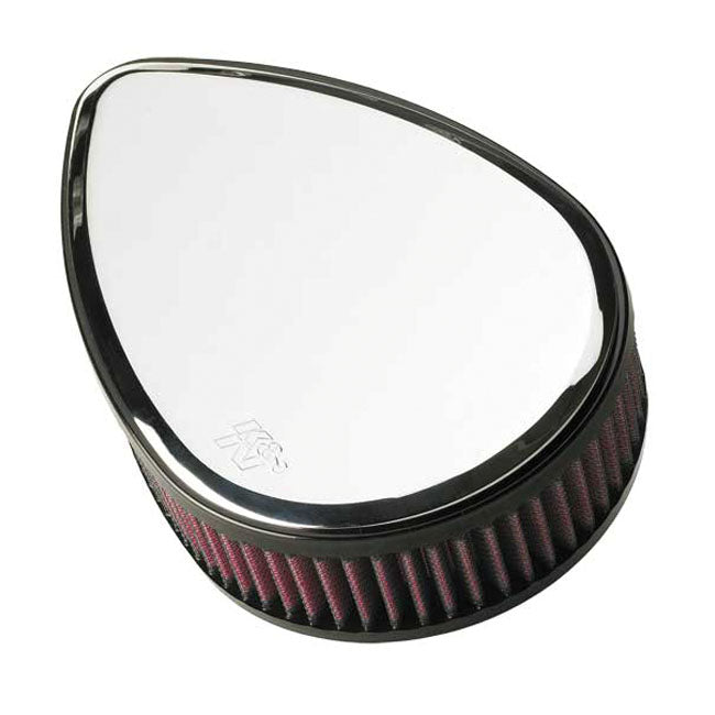 K&N street metal high-flow air intake Torch, chrome